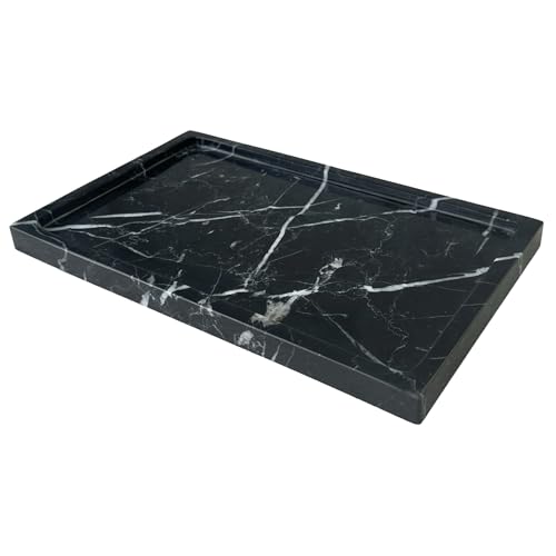 Marble Tray-black and White