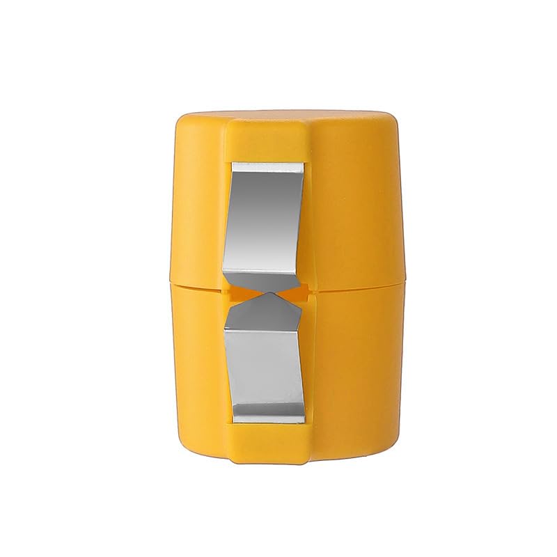 Egg Opener Separator - Quick Shell Removal Without Crumbs, Egg Beater for Baking & Cooking - Yellow Kitchen Tool for Perfect Omelets, Cakes & Pastries