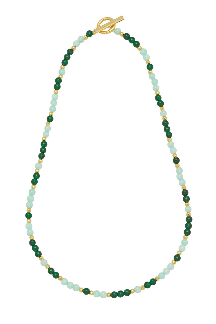 Elegant T Bar Beaded Necklace for Women - Boho Chic Layering Jewelry - Perfect for Casual Wear, Date Night & Special Occasions