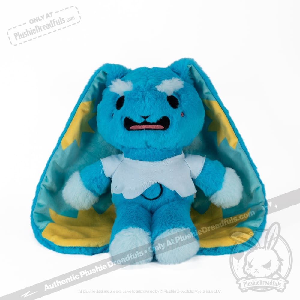 Plushie Dreadfuls Crashing Out Cowbun Rabbit Stuffed Animal - Soft Plush Toy for Kids, Cute Bunny Plushie for Bedroom Decor, Gifts & Anxiety Relief