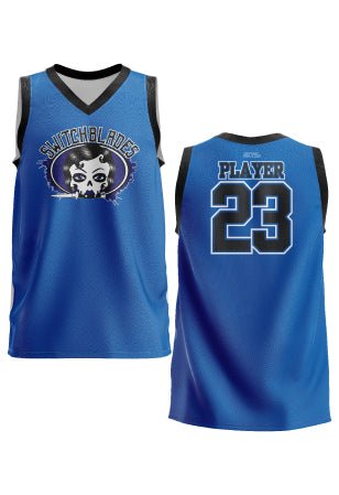 Tampa Bay Roller Derby Switchblades Men's Sleeveless Jersey - Breathable Performance Shirt for Roller Skating & Derby Games