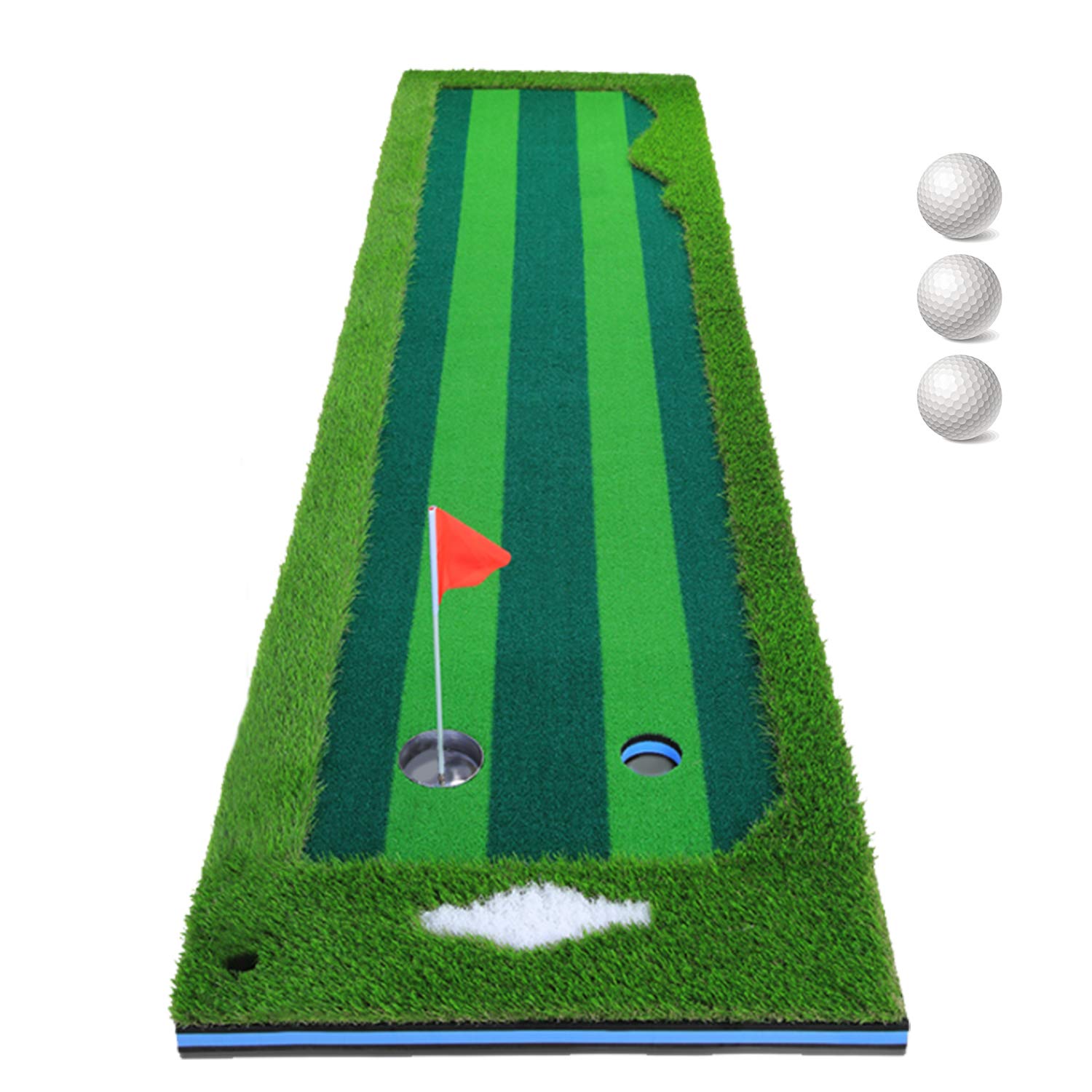 PGM Golf Perfect Putting Green Mat - Professional Indoor Golf Practice Mat for Home & Office - Ideal Golf Gift for Men & Women - Improve Putting Skills Anywhere