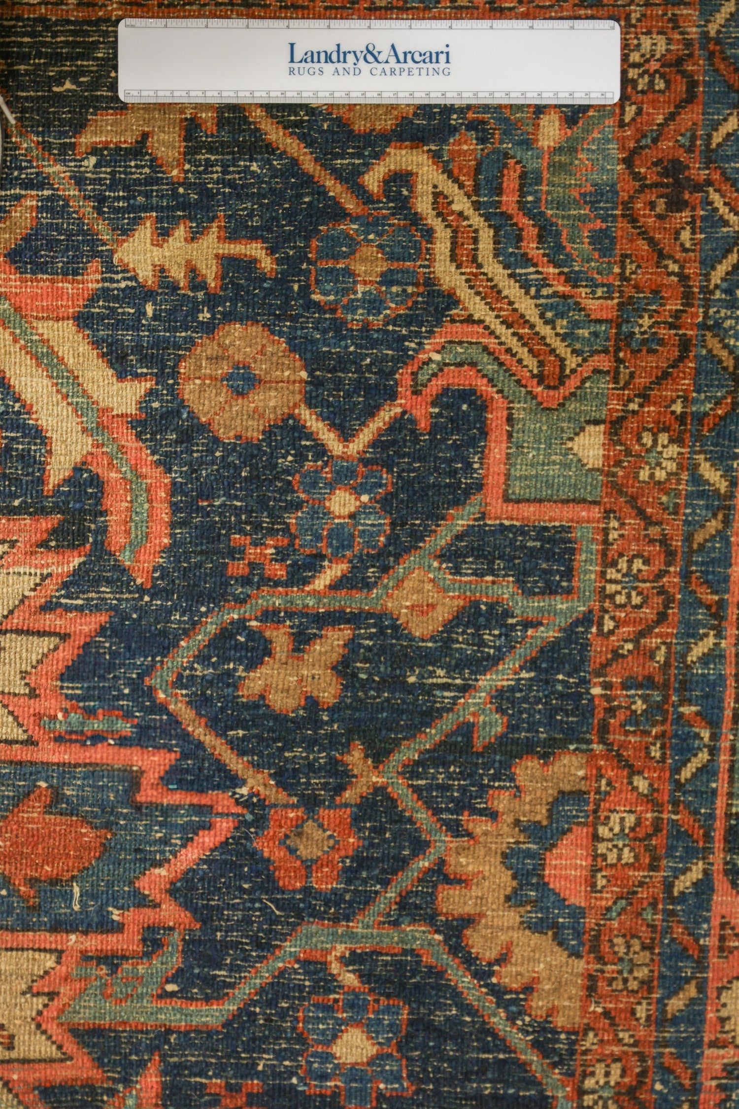 Handwoven Antique Heriz Tribal Rug - Traditional Persian Carpet for Living Room, Bedroom & Home Decor - J75595