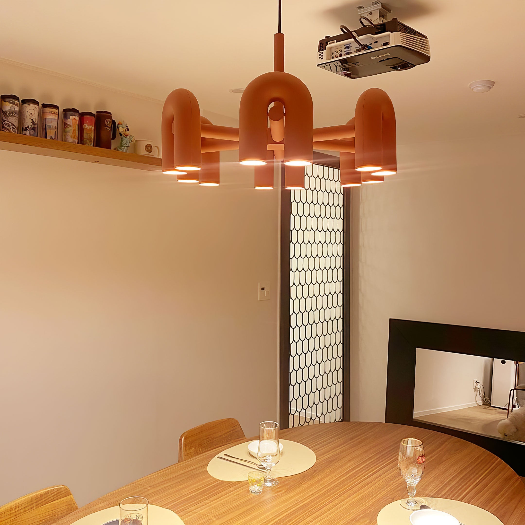 Stylish Cirkus Chandelier - Modern Crystal Ceiling Light Fixture for Dining Room, Living Room & Bedroom Decor
