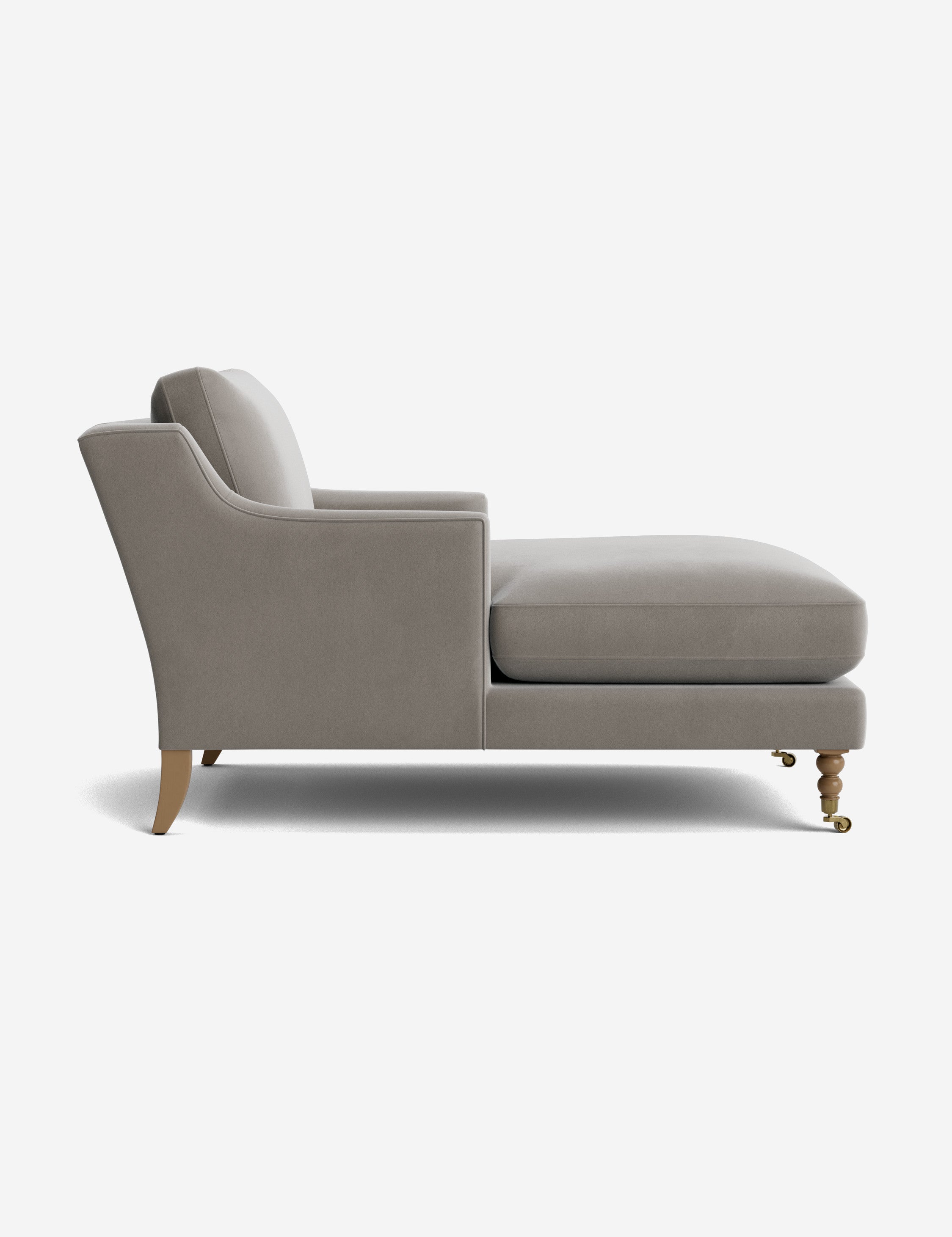 Fabienne Chaise Lounge Chair - Modern Accent Chair for Living Room, Bedroom & Office - Stylish Upholstered Armchair with Wooden Legs - Perfect for Relaxing, Reading & Decorating