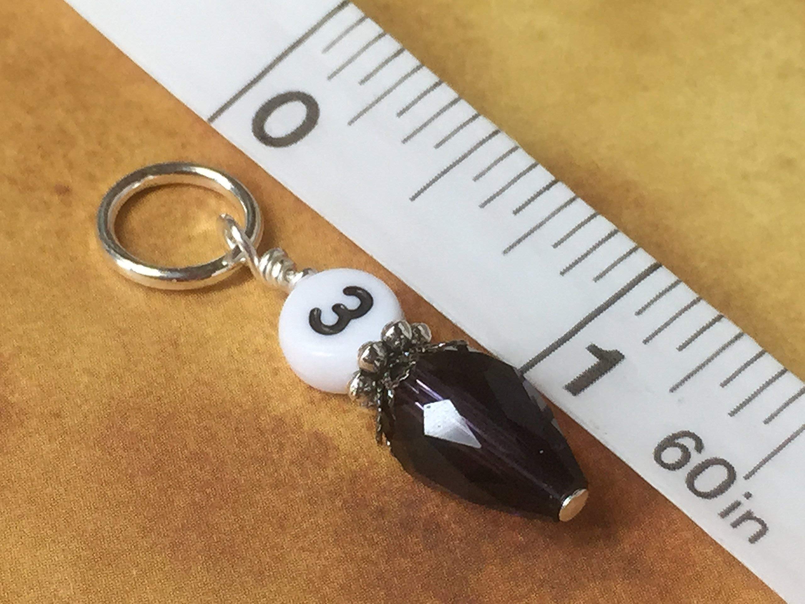 Row Counter Stitch Markers for Knitting & Crochet - Essential Knitting Accessories for Yarn Projects, Sweaters, Scarves & Blankets
