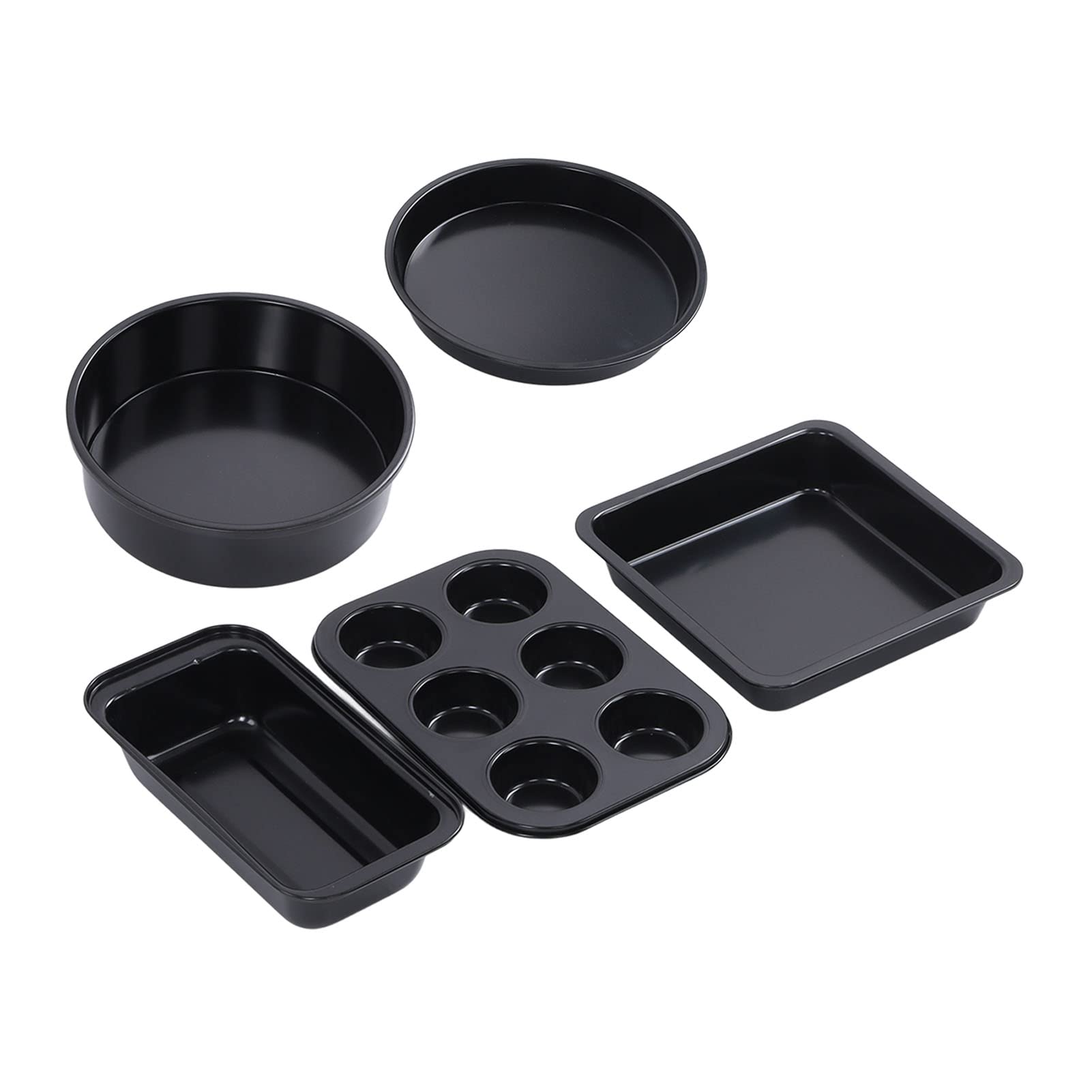 Premium Carbon Steel Bakeware Set - Professional Non-Stick Baking Kit for Easy Demolding | Ideal for Home Bakers, Kitchen & Pastry Chefs | Perfect for Cakes, Breads & Desserts