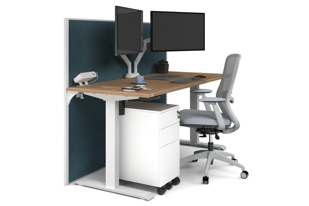 Height Adjustable Desk 1600L x 700W - Ergonomic Standing Desk for Home & Office - Perfect for Work, Study & Gaming