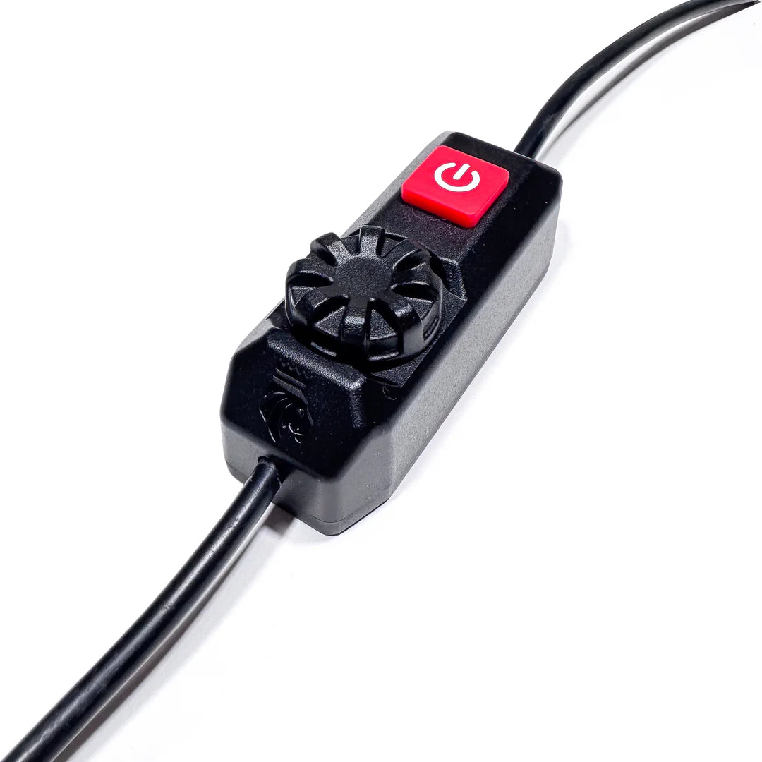 Kingpin Rotary Dimmer Switch - 600W LED/Incandescent Compatible, Smooth Light Control for Home & Office Lighting
