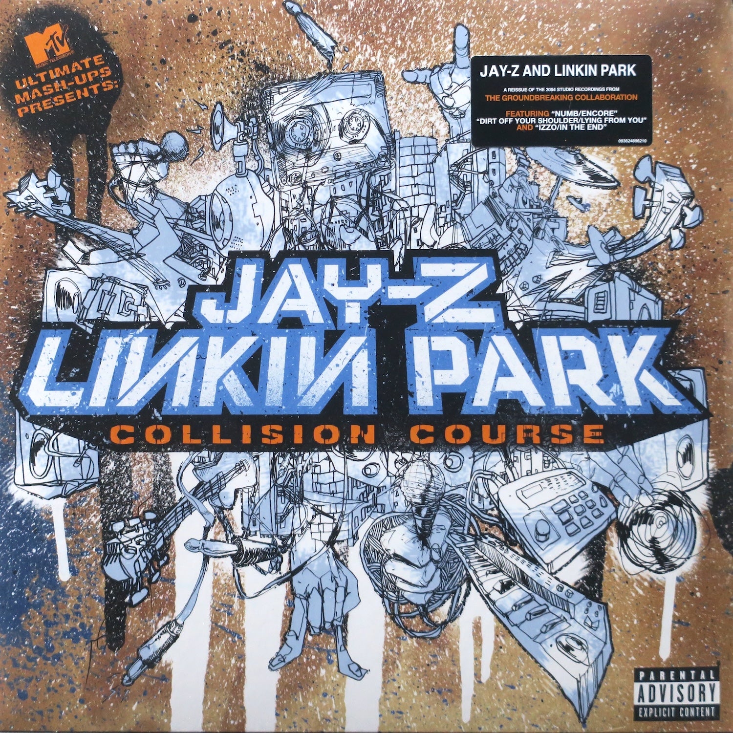 Jay Z & Linkin Park 'Collision Course' Limited Edition Vinyl LP Record - Perfect for Music Collectors & Vinyl Enthusiasts, Great for Home Listening & Gifting