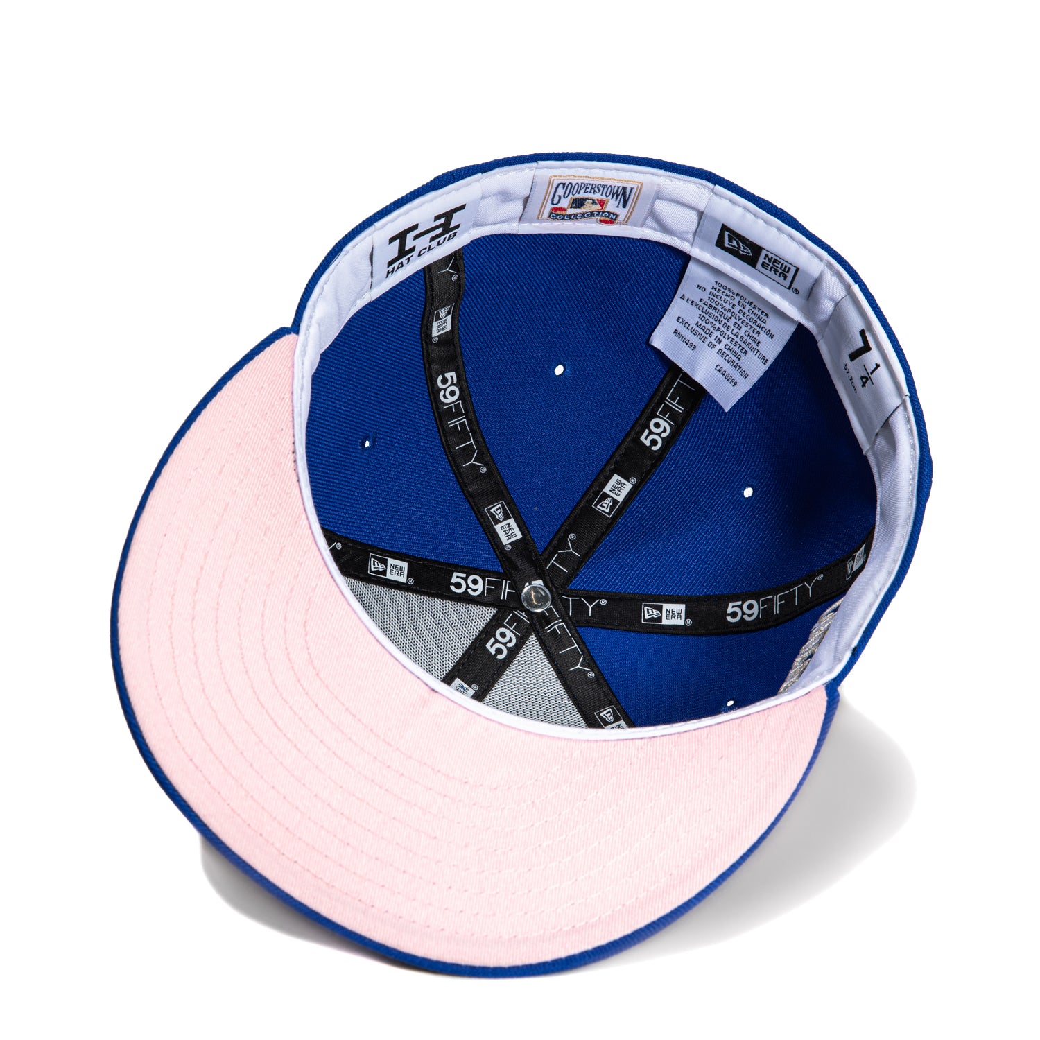 New Era 59Fifty Los Angeles Dodgers Cooperstown Collection Patch Hat - Royal Blue - Official MLB Baseball Cap for Men & Women - Perfect for Games, Collecting & Streetwear Fashion