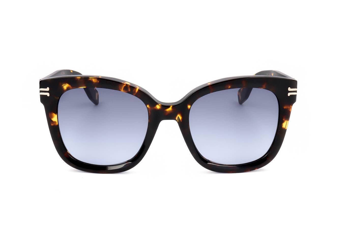 Marc Jacobs MJ 1012/S Havana Sunglasses - Unisex Acetate Frame, 52mm Lens Size, UV Protection - Perfect for Beach, Driving & Outdoor Activities
