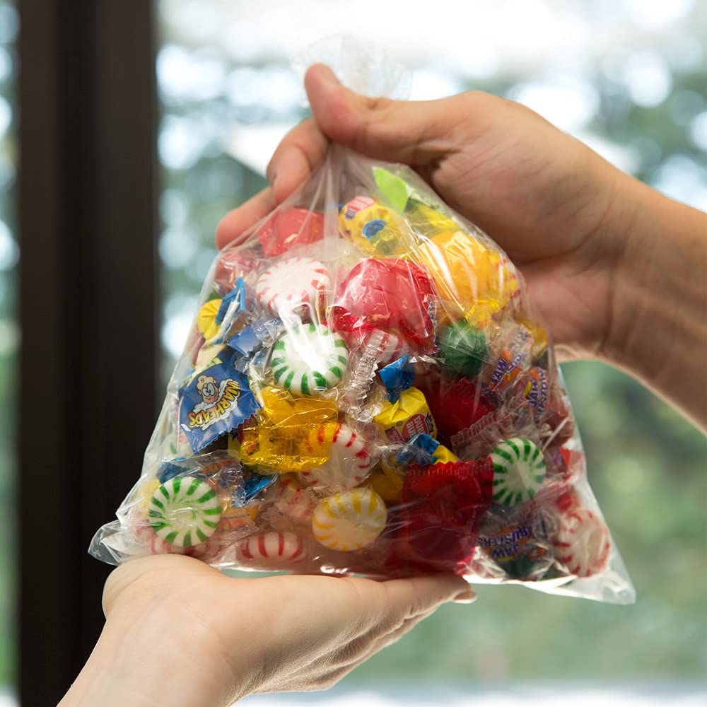 1000 Pack 8x10 Inches Clear Plastic Bags for Packaging - 4 Mil Durable Polyethylene Flat Bakery Bags with Open Top | Perfect for Popcorn, Homemade Bread, Cookies, Candy & Retail Display | Food Safe Storage Solution for Bakeries & Small Businesses