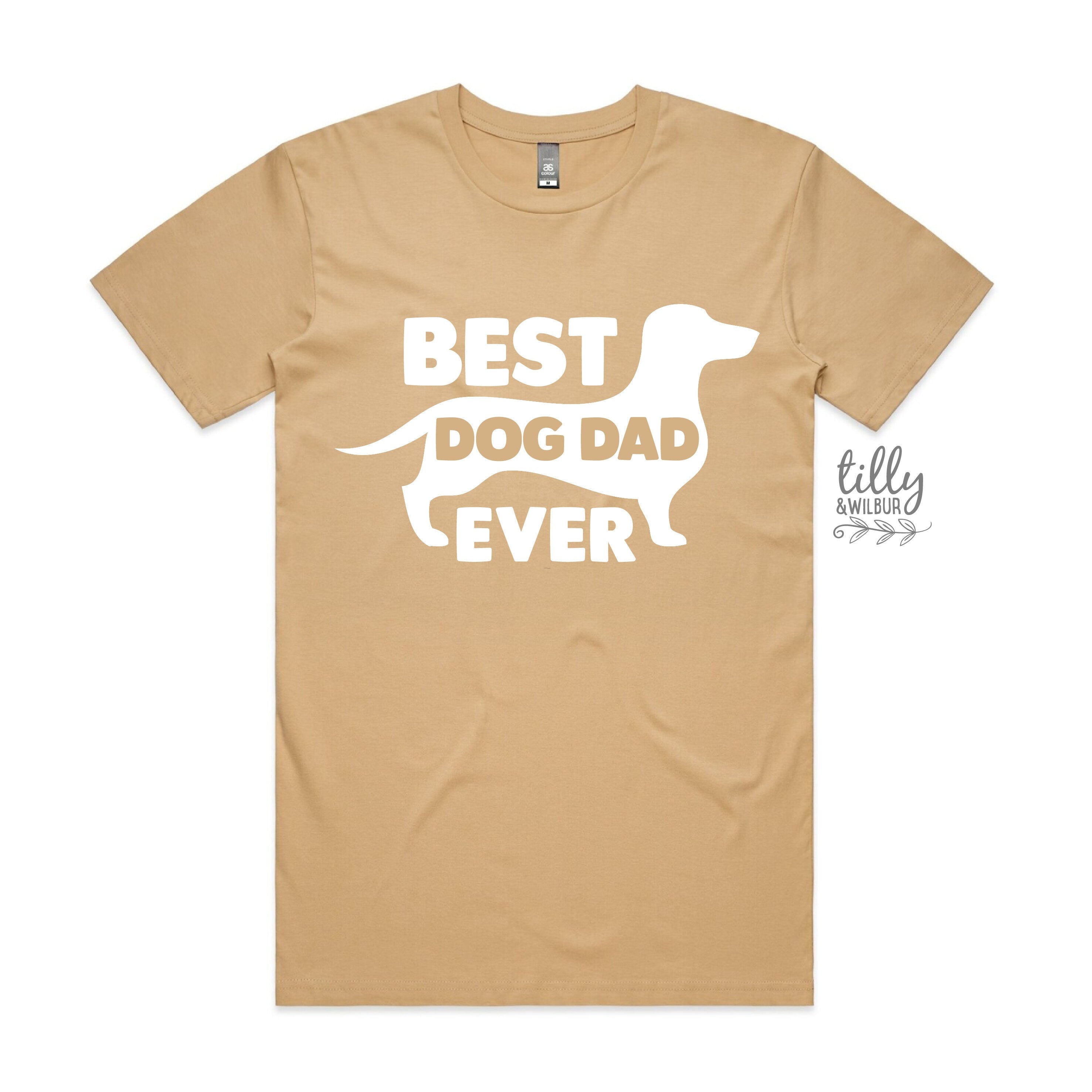 Best Dog Dad Ever T-Shirt - Funny Dog Lover Gift for Men - Perfect for Father's Day, Birthdays & Casual Wear