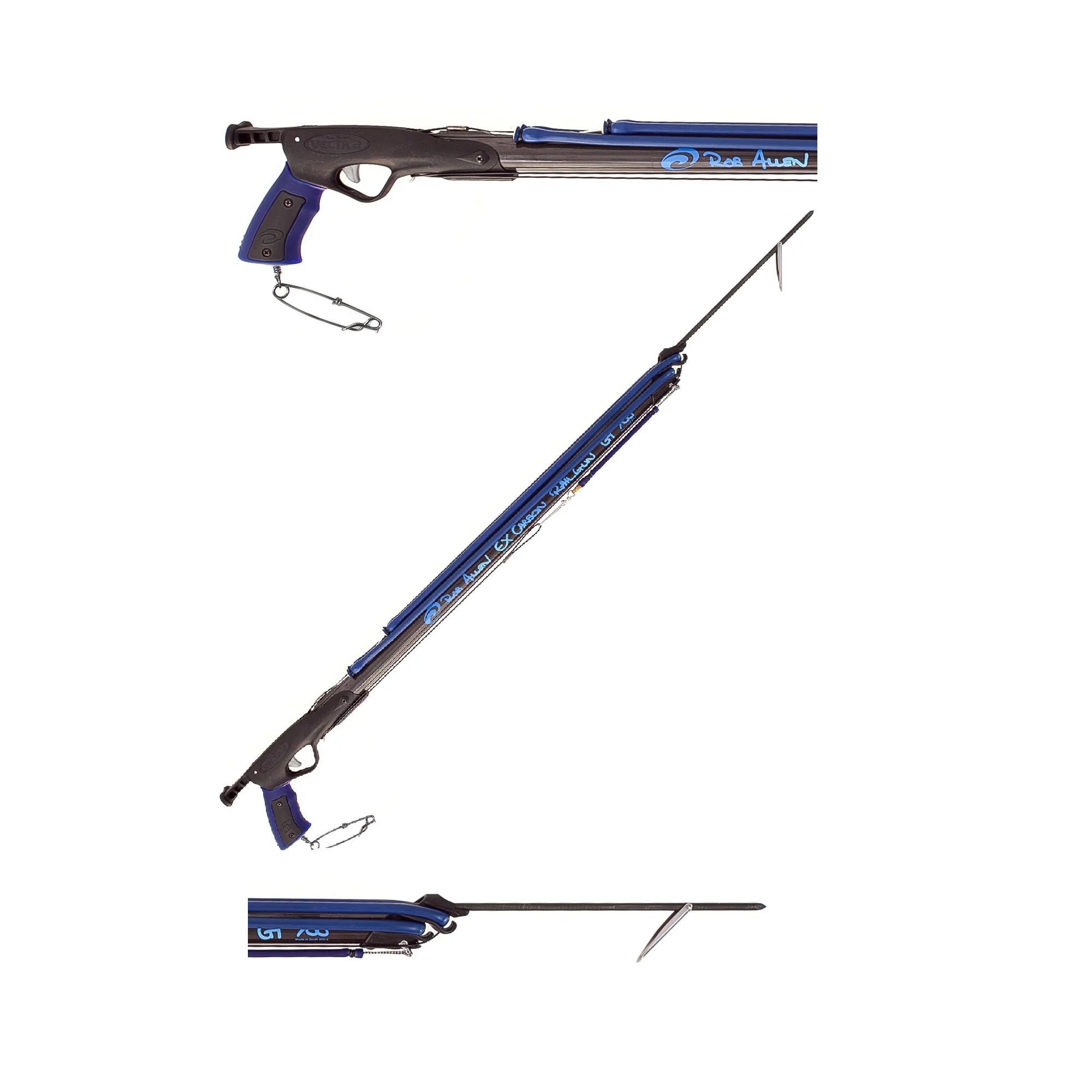 Rob Allen GT Carbon Railgun - High Performance Spearfishing Gun for Underwater Hunting | Perfect for Ocean, Reef, and Deep Water Diving Adventures