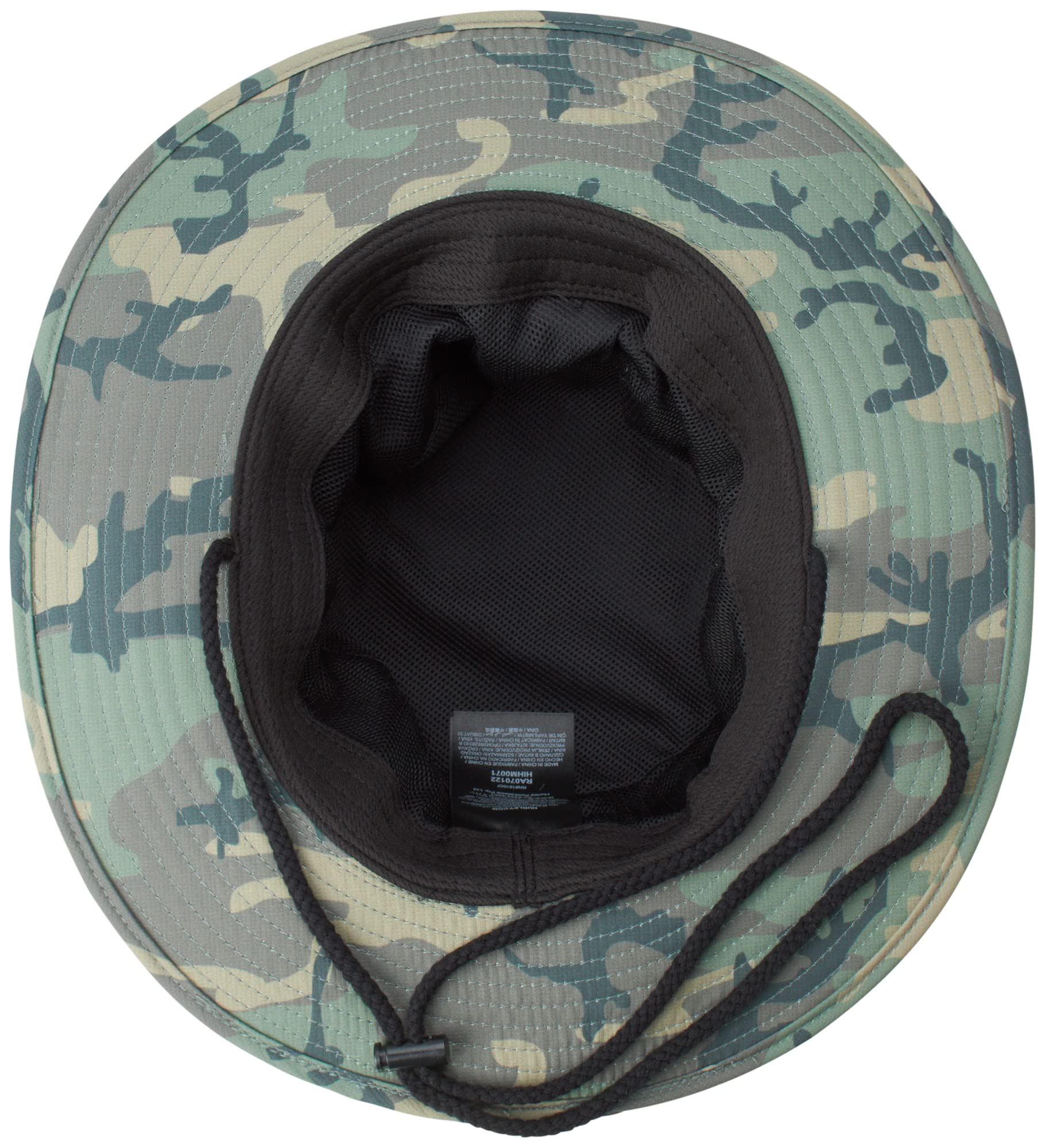 Hurley Men's Back Country Boonie Hat - Sun Protection Outdoor Adventure Cap for Hiking, Fishing & Camping - UPF 50+ Wide Brim Hat for Summer