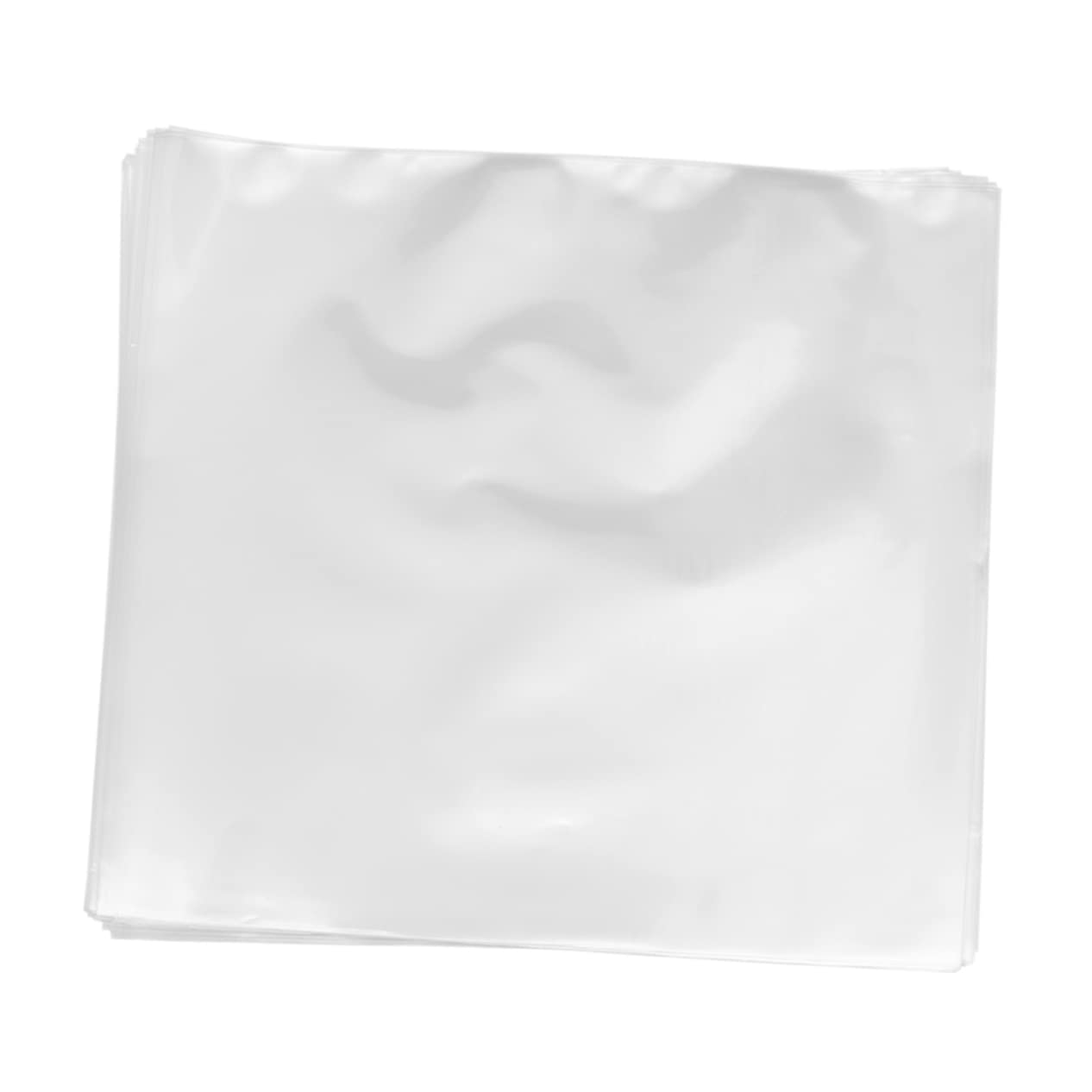 30pcs 12 Inch Flat No Seal Vinyl Record Sleeves - Protective Plastic Bags for LP Storage, Scratch Prevention & Dust Protection | Ideal for Record Collectors, DJs & Music Enthusiasts