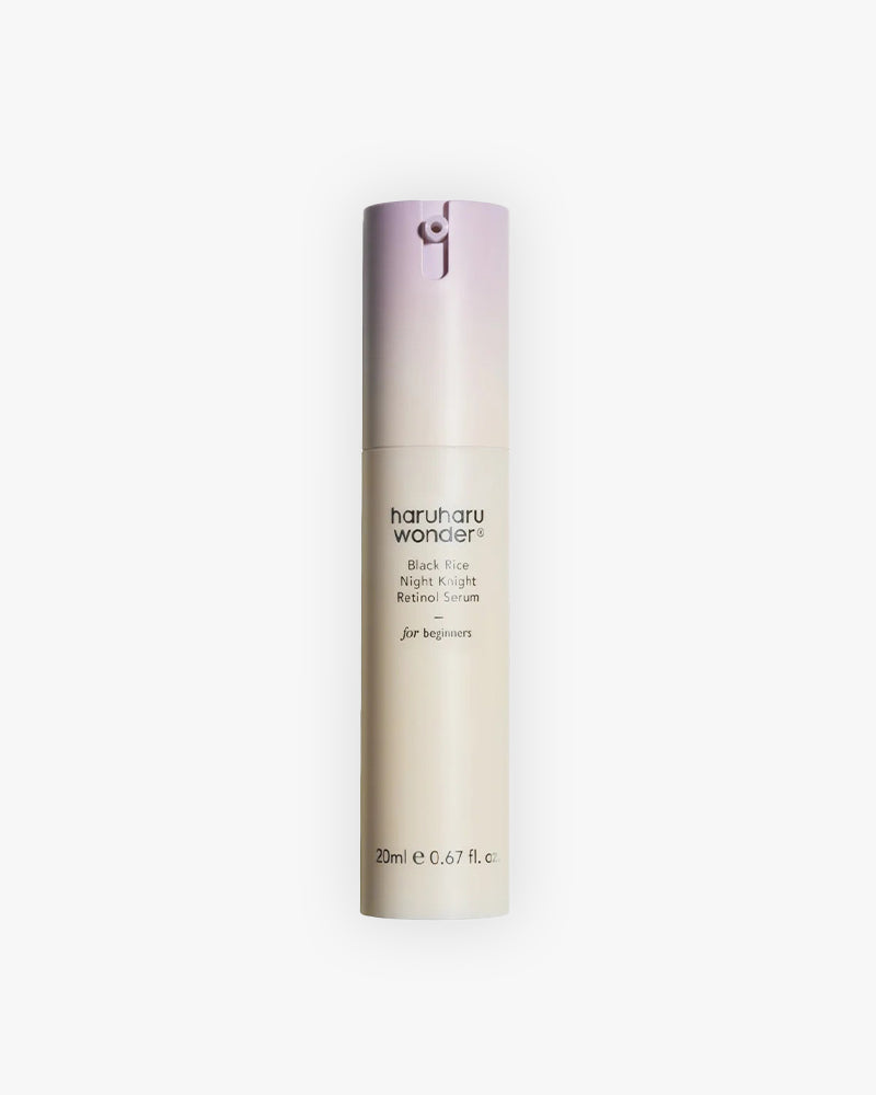 Haruharu Wonder Black Rice Night Knight Retinol Serum - Anti-Aging Face Serum for Dark Spots & Wrinkles - Night Repair Treatment for Glowing Skin - Perfect for Nighttime Skincare Routine