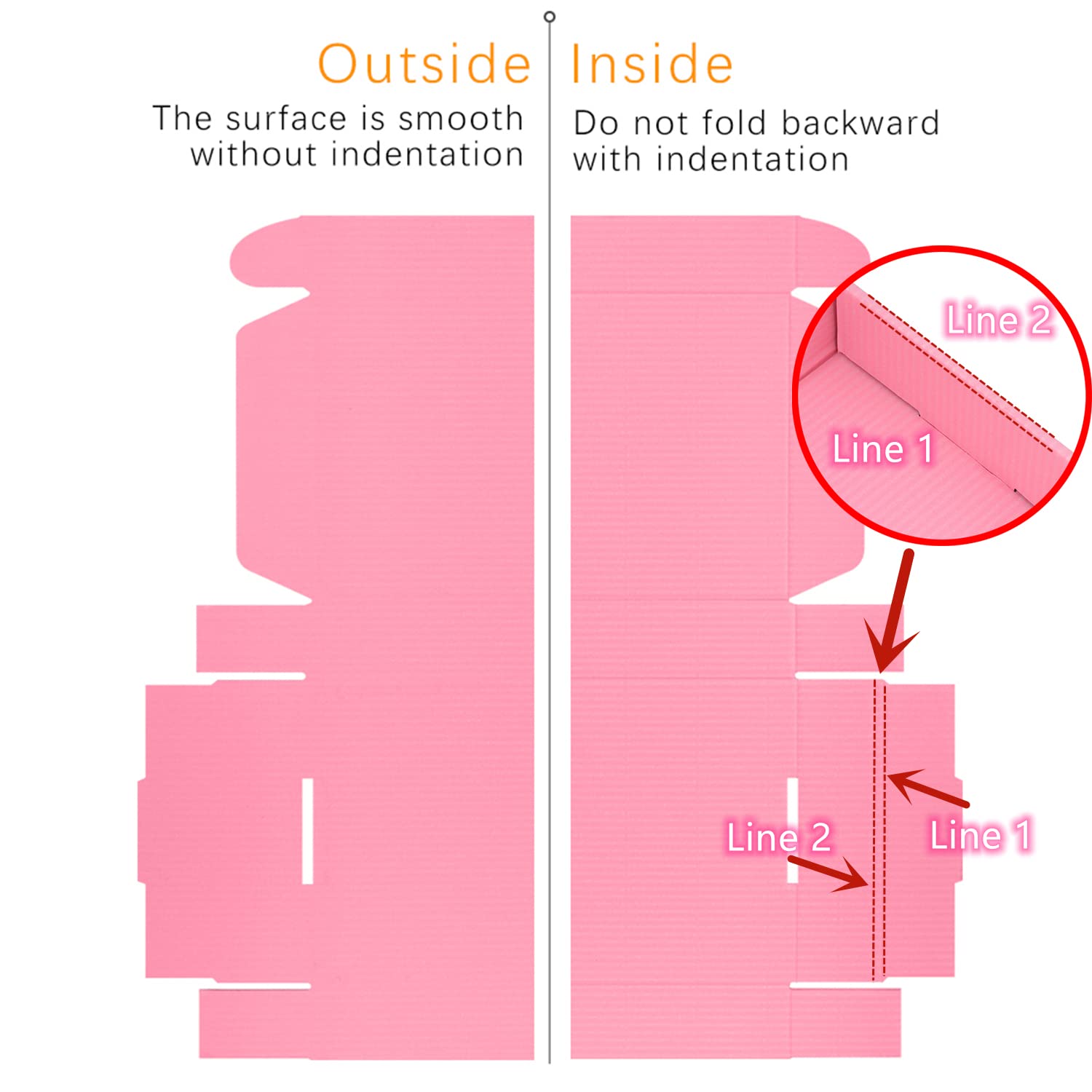 Pink 6x4x2 Shipping Boxes - Set of 25 for Small Business & Mailing | Perfect for Ecommerce Packaging & Gift Boxes