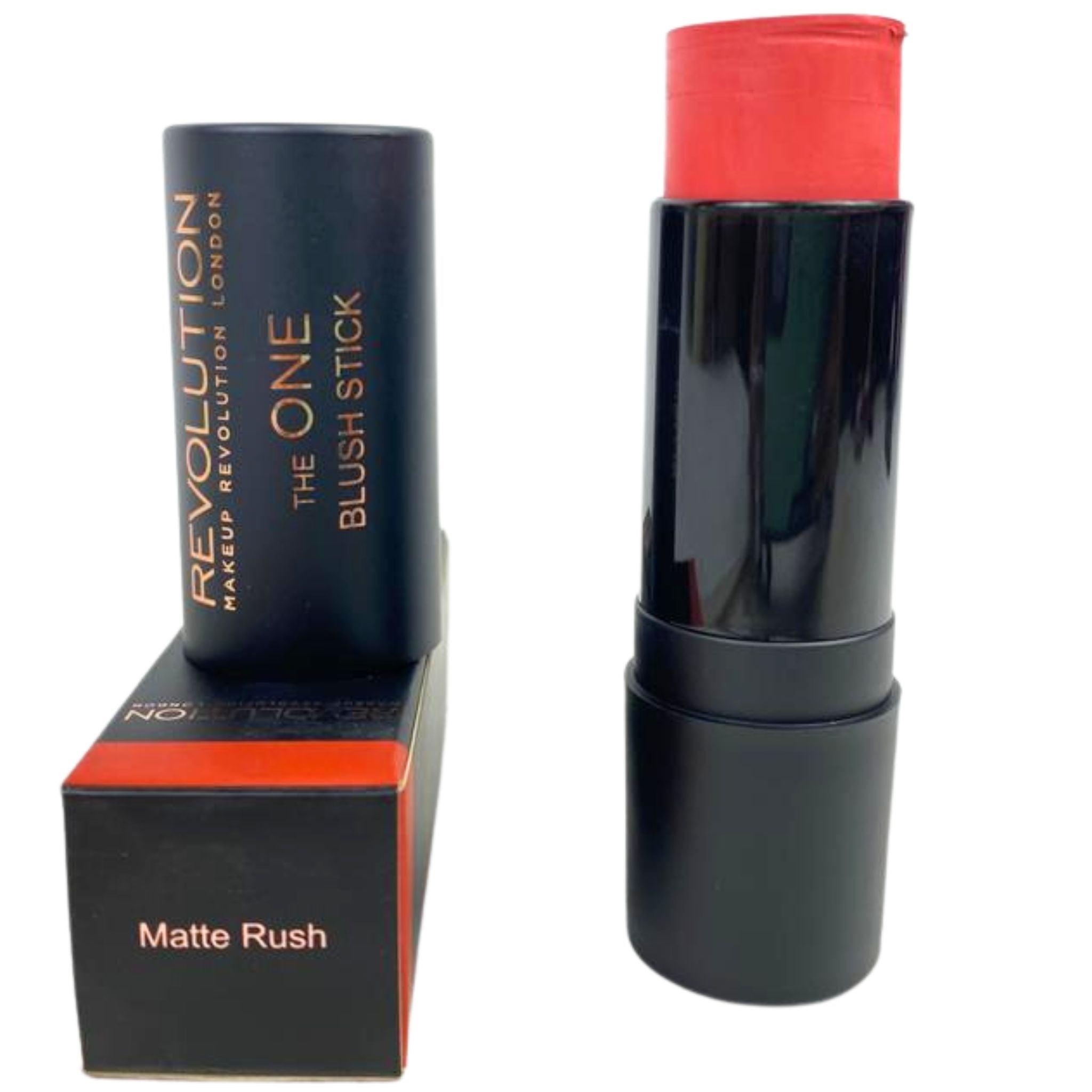 Revolution Makeup London The One Blush Stick - Matte Rush 0.42oz (12g) - 72 Piece Bulk Lot - Creamy Long-Lasting Blush for Cheeks - Perfect for Professional Makeup Artists & Salons