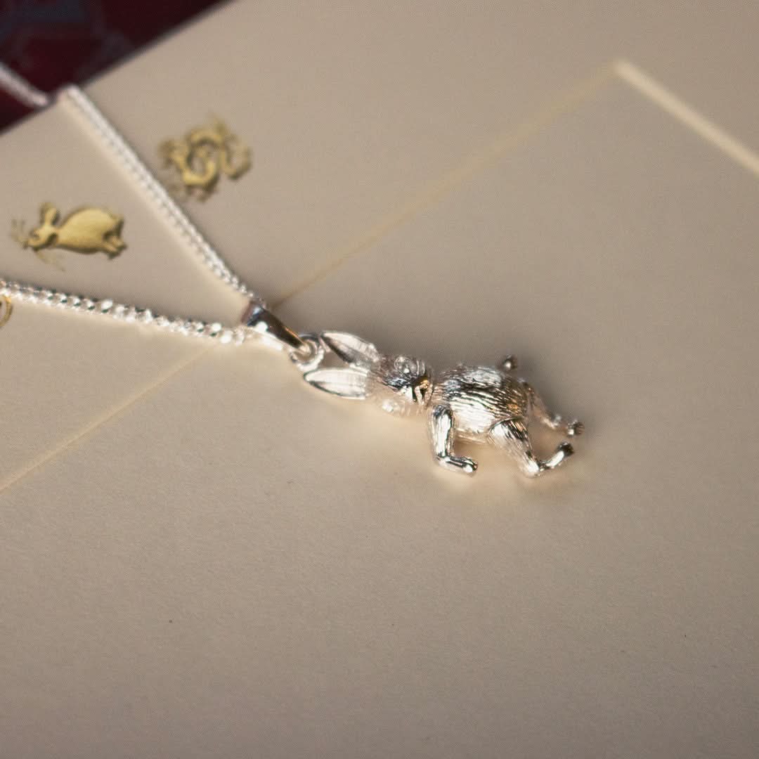 Elegant Rabbit Pendant Necklace - Sterling Silver Jewelry for Women - Perfect Gift for Birthday, Anniversary & Valentine's Day - Ideal for Everyday Wear & Special Occasions