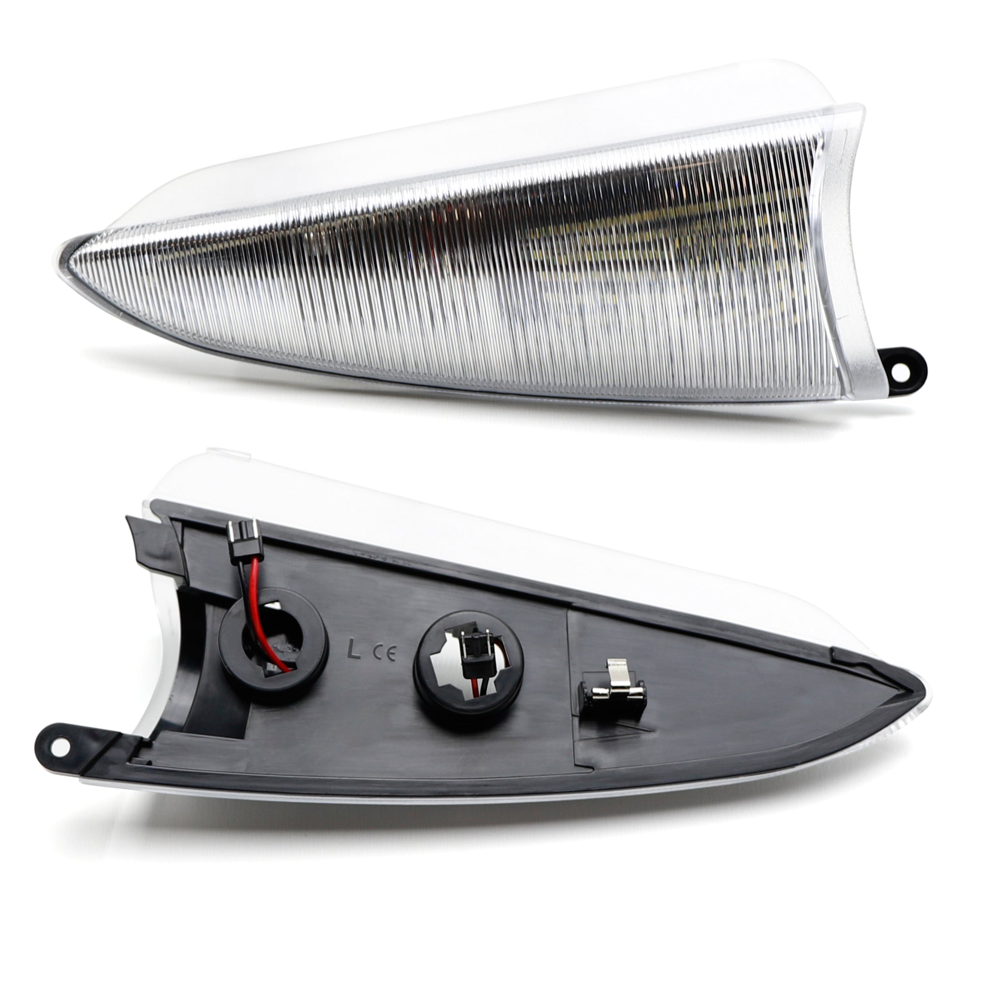 Clear Sequential Blink LED Under Side Mirror Lamps for Ford Expedition & Navigator - Enhanced Safety & Style for Night Driving & Parking