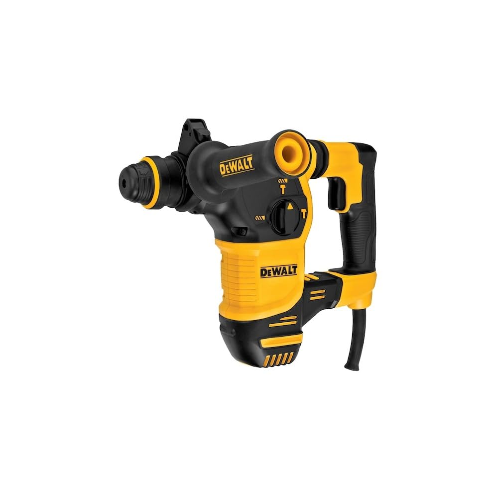 DEWALT D25333K 1-1/8 Inch SDS Plus Rotary Hammer Drill Kit with Hard Case - Powerful Corded Demolition Hammer for Concrete Drilling, Chiseling & Masonry Work | Ideal for Construction, Renovation & DIY Projects