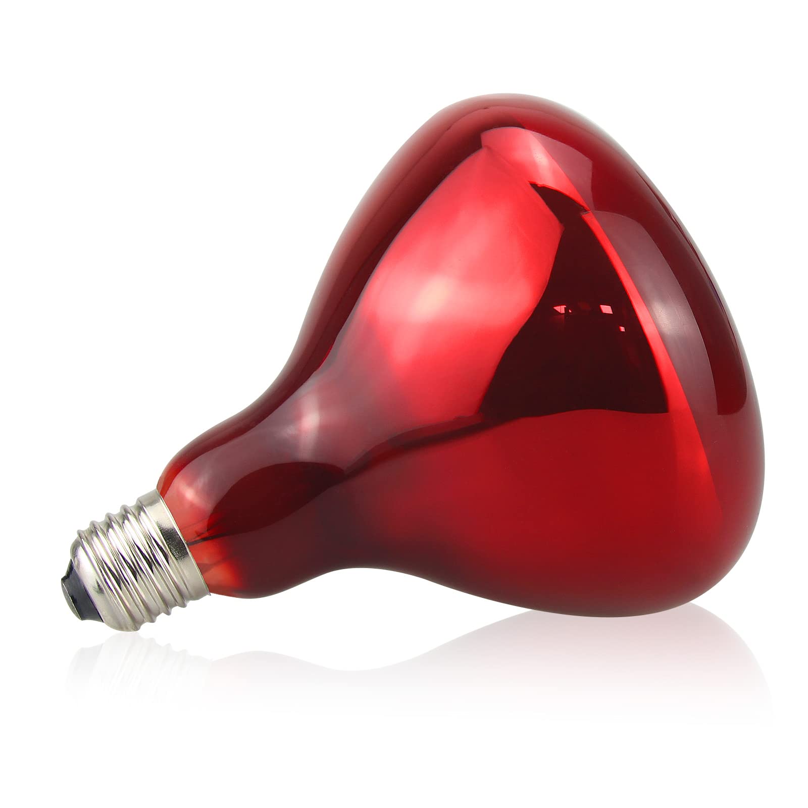 150W Red Light Therapy Heat Lamp Bulb - Infrared Incandescent Bulb for Pain Relief, Muscle Recovery & Relaxation - Perfect for Home Spa, Pet Heating, and Reptile Terrariums