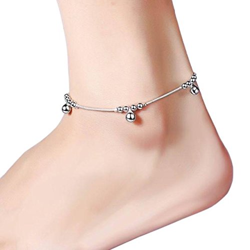 Natural Gemstone Beaded Bracelet for Women - Adjustable Anklet & Foot Chain Jewelry for Beach, Yoga, and Boho Fashion - Perfect for Summer Outfits & Barefoot Sandals