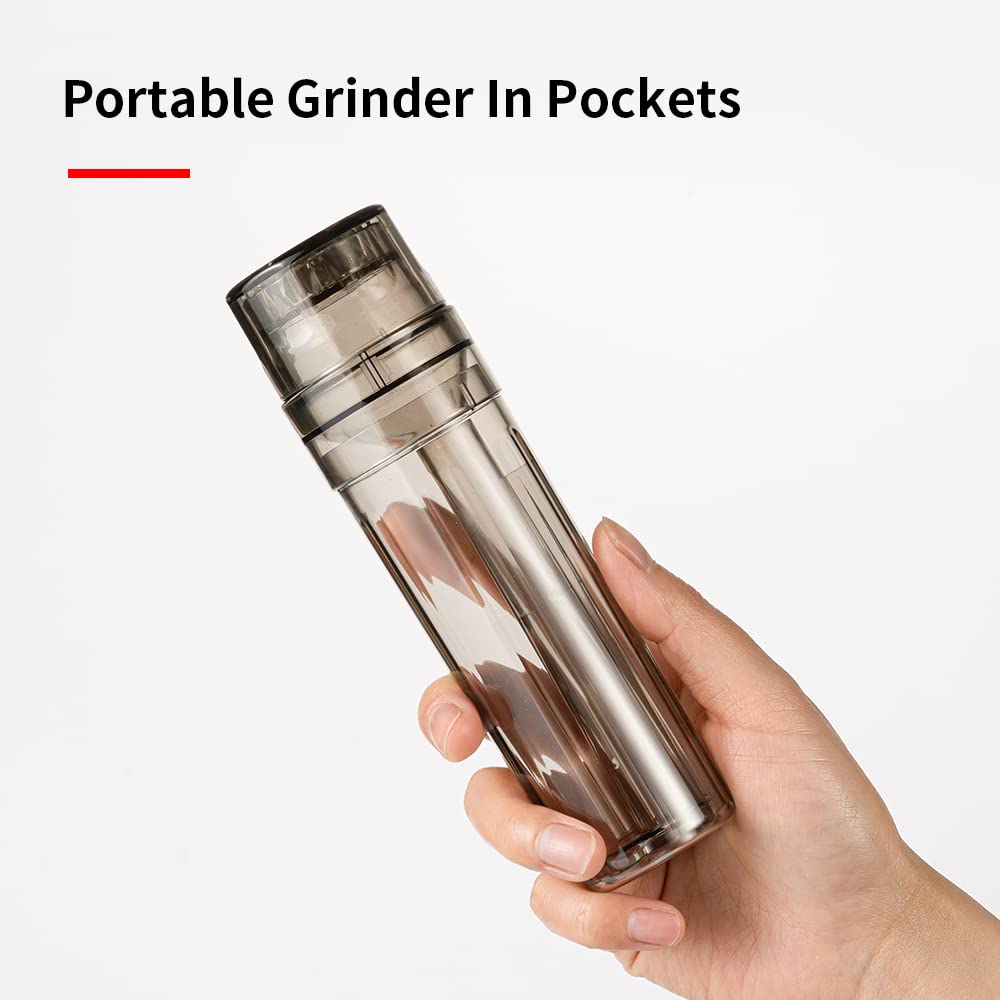 Premium Portable Herb Grinder & Pre-Roll Cone Loader Kit - All-in-One Spice Crusher with 12 Free Rolling Cones - Perfect for Rolling Perfect Joints at Home or On-the-Go