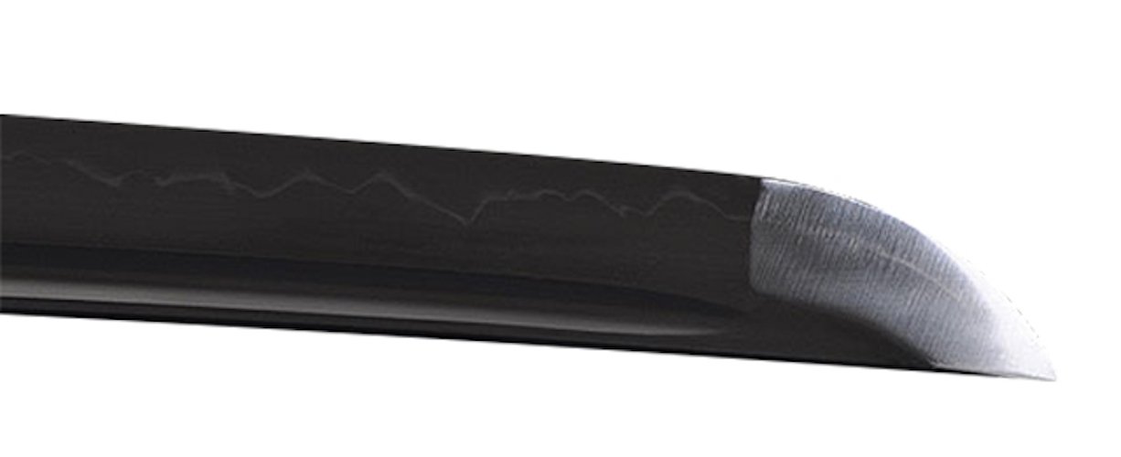 Hand Forged Samurai Katana Sword - 1080/1095 High Carbon Steel, Clay Tempered, Full Tang, Razor Sharp Blade with Wooden Scabbard - Perfect for Martial Arts Training, Cosplay, and Collectors Display