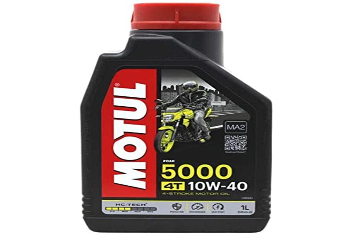 Motul 104054 Synthetic Engine Oil - 5W-40 High Performance Motor Oil for Cars, Trucks & Motorcycles | Ideal for High Mileage, Turbocharged & Diesel Engines | Enhances Fuel Efficiency & Engine Protection
