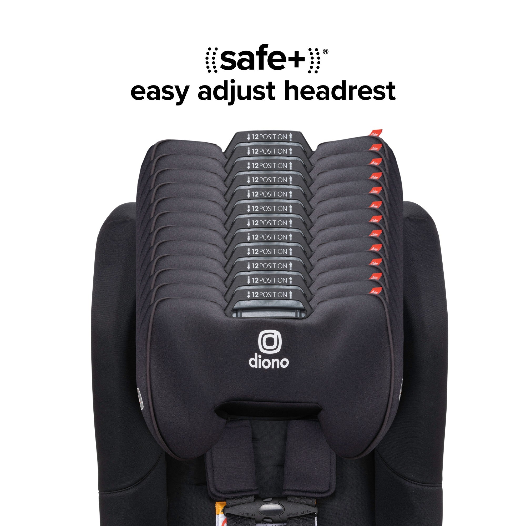 Diono Radian 3R SafePlus Booster Car Seat for Kids - Convertible, Lightweight & Comfortable - Perfect for Travel, School & Family Road Trips