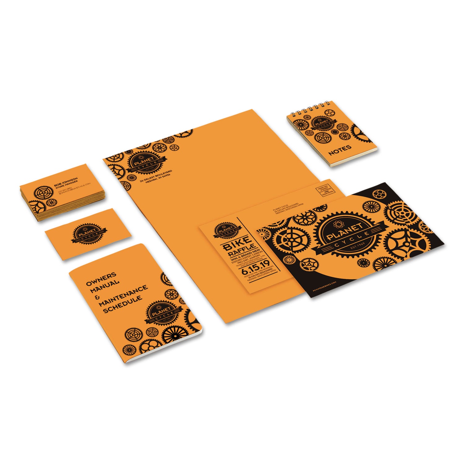 Astrobrights® Cosmic Orange Cardstock Paper - 65 lb Cover Weight, 8.5 x 11 Inches, 250 Sheets per Pack - Premium Bright Colored Paper for Scrapbooking, Invitations, DIY Crafts & School Projects