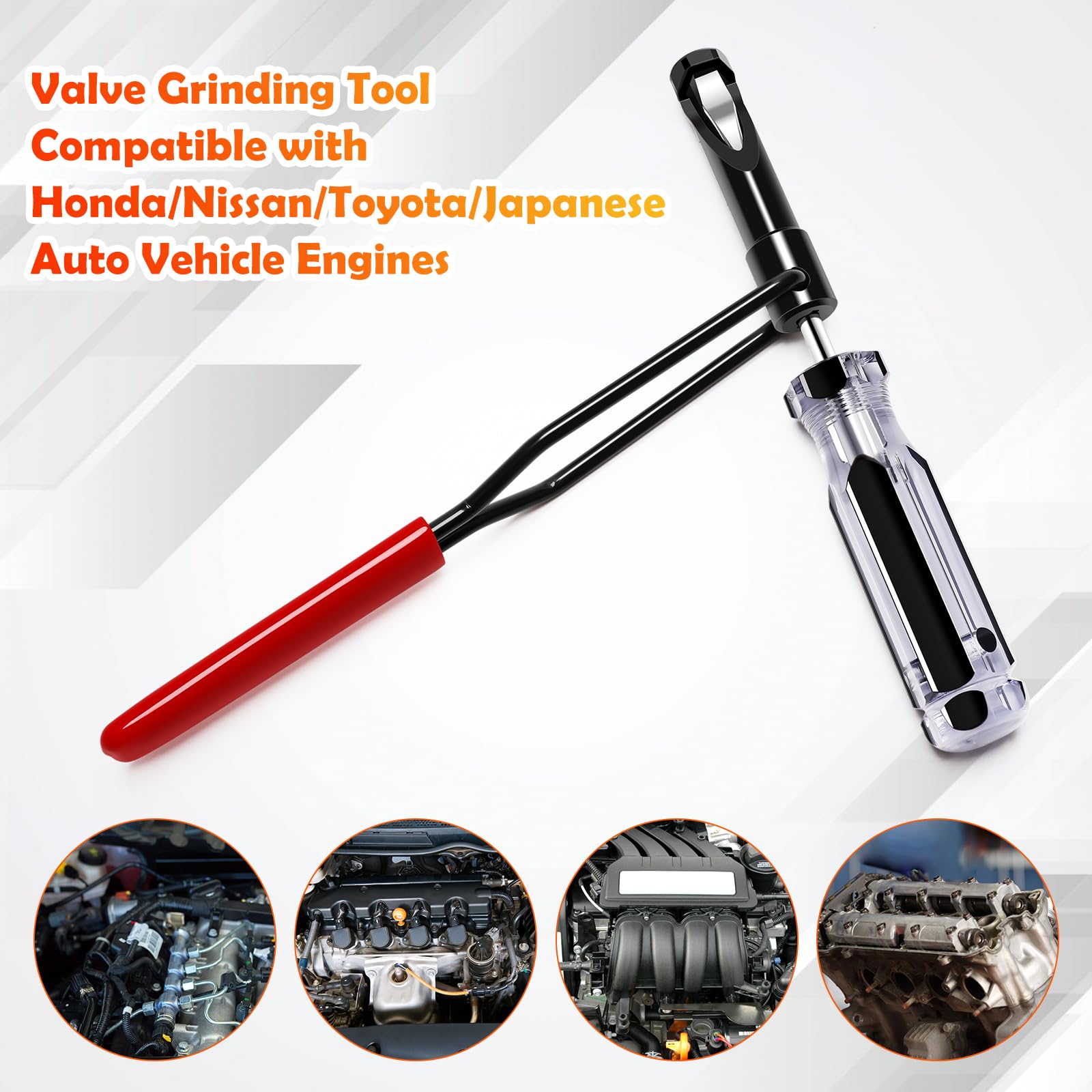 10mm Jam Nut Valve Adjustment Tool - Slotted Valve Adjusting Stud & Guiding Removal Tool for Honda VTEC Toyota Nissan Mitsubishi Mazda - Perfect for DIY Valve Clearance Adjustment & Engine Maintenance