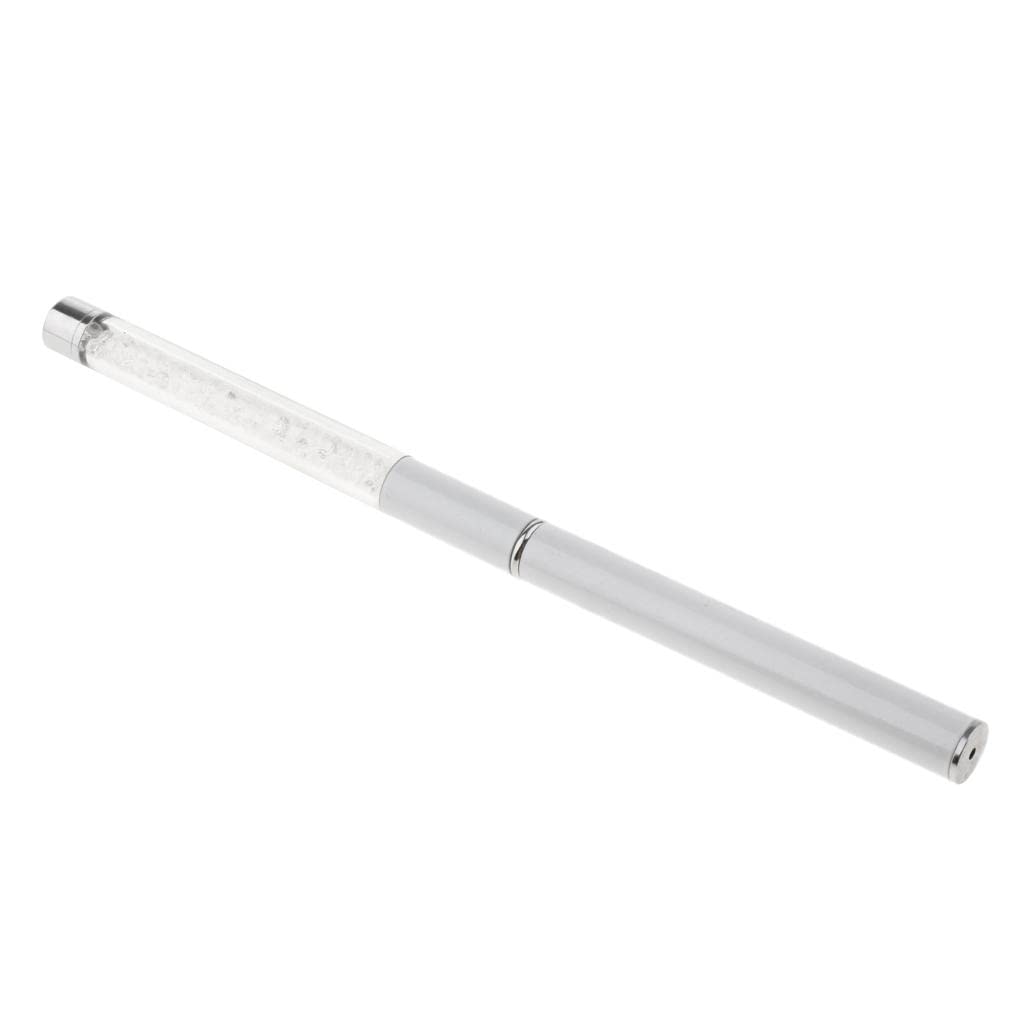 VMS INDIA Clear Rhinestones Eyebrow & Eyelash Curling Mascara Brush Applicator Wand - Perfect for Makeup, Salon & Professional Use