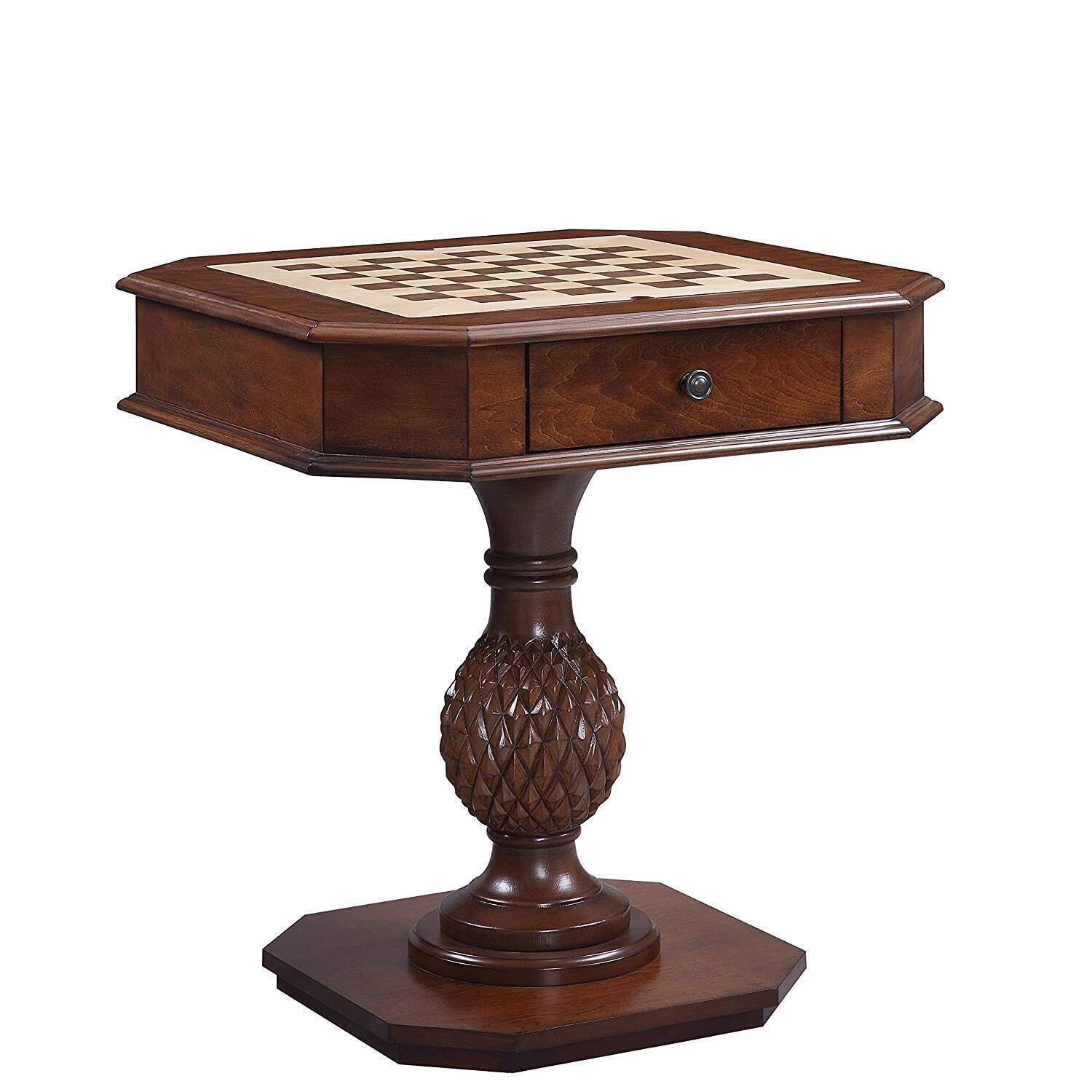 Urban Upmarket Cherry Wood Game Table - Perfect for Living Room Entertainment & Family Game Nights