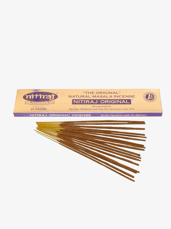 Nitiraj Original Incense Sticks 25g - Premium Aromatic Sticks for Meditation, Yoga & Home Fragrance