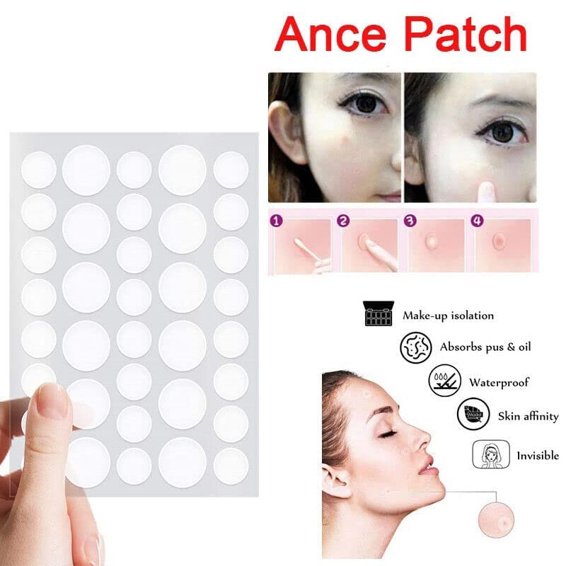 72 Pcs Hydrocolloid Acne Pimple Patches for Face - Effective Spot Treatment to Calm & Relieve Breakouts - Clear Skin Facial Care - Perfect for Overnight Use & Daily Acne Treatment