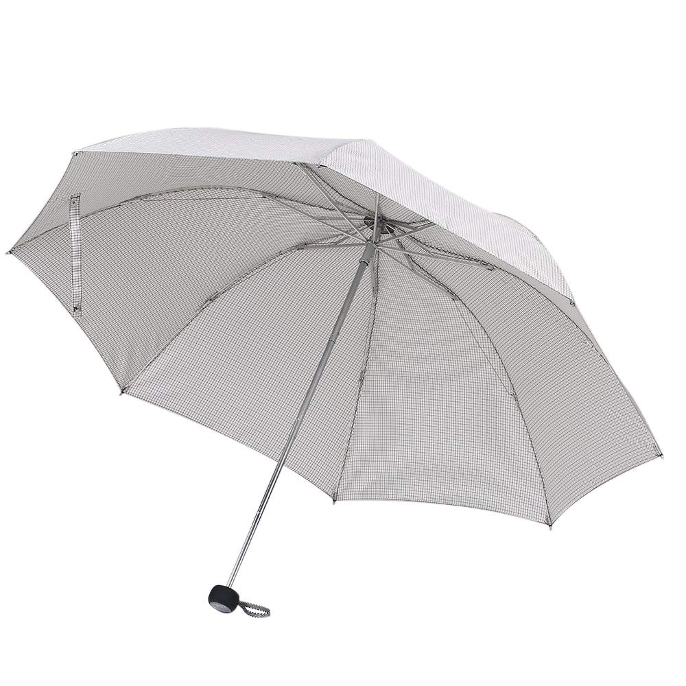 Triple Folding Umbrella for Rain & Sun - 8-Rib Windproof & Waterproof with 50+ UV Protection - Compact Travel Umbrella for Women & Men - Perfect for Commuting, Travel, and Outdoor Activities