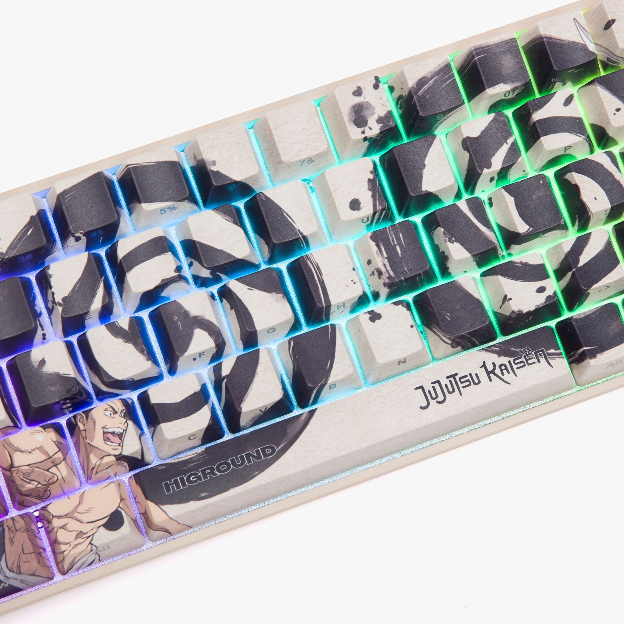 JJK x HG Basecamp 65% Mechanical Keyboard - Compact 65% Layout, Hot-Swappable Switches, RGB Backlit for Gaming & Typing | Perfect for School, Office & Home Workspace