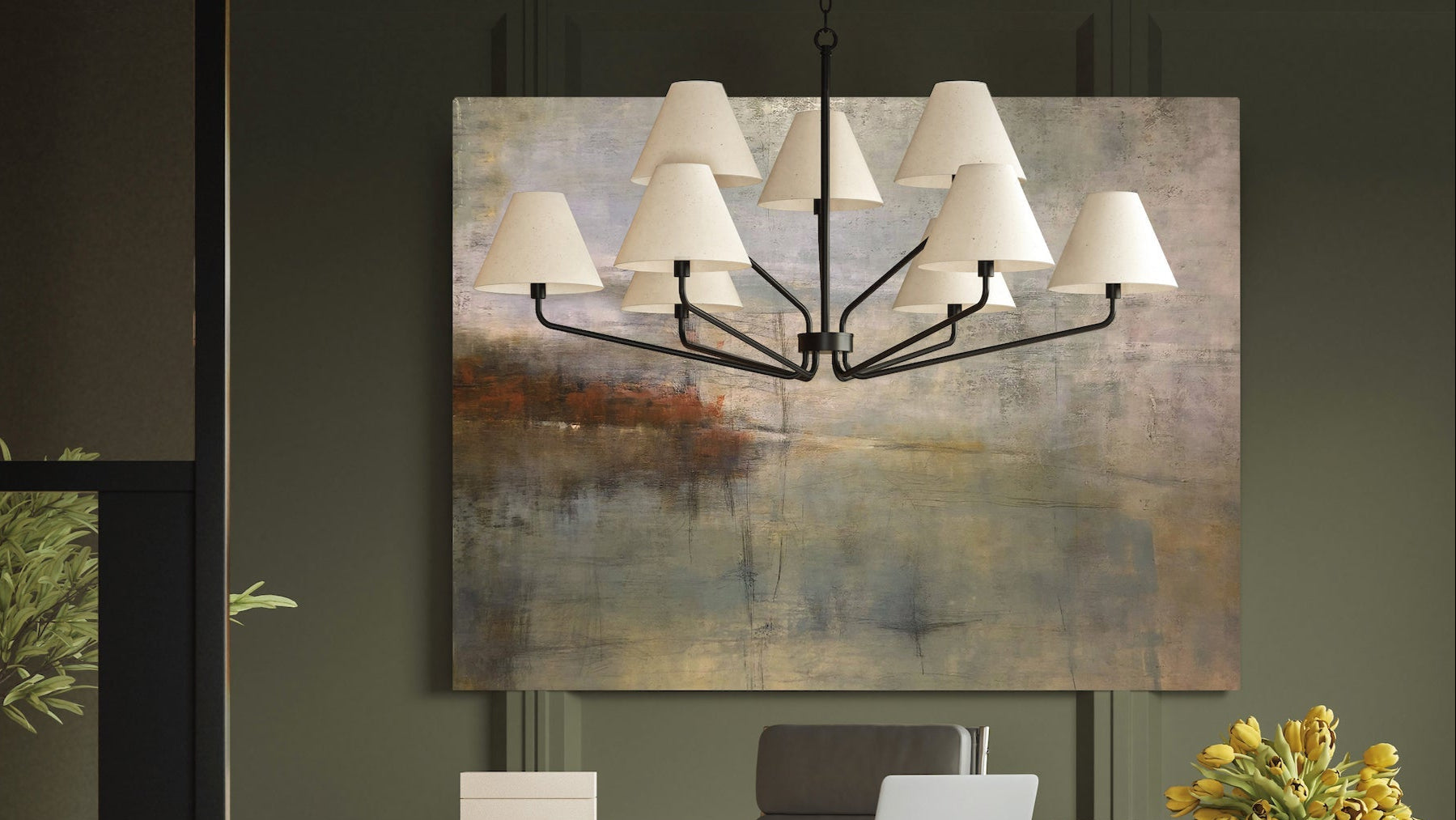James Chandelier - Elegant Crystal Ceiling Light Fixture for Dining Room & Living Room | Perfect for Home Decor & Wedding Venue Lighting