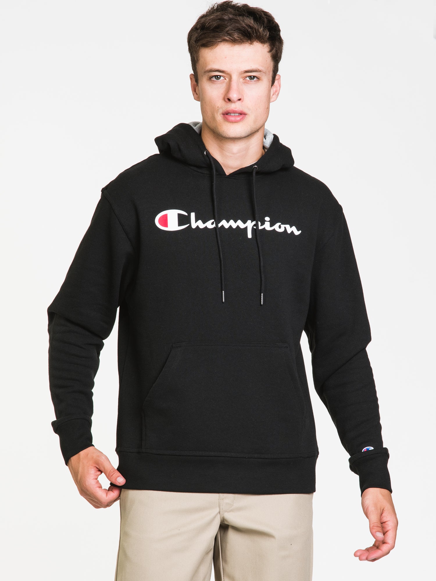 Champion Powerblend Graphic Pullover Hoodie - Soft & Comfortable Sweatshirt for Men & Women - Perfect for Gym, Casual Wear & Outdoor Activities