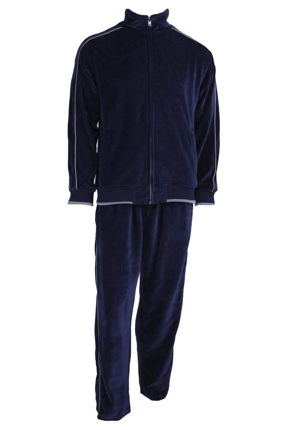 Men's Velour Tracksuit Set - Soft & Comfortable Sweatsedo Outfit for Lounge & Streetwear | Perfect for Casual Wear, Gym, and Travel