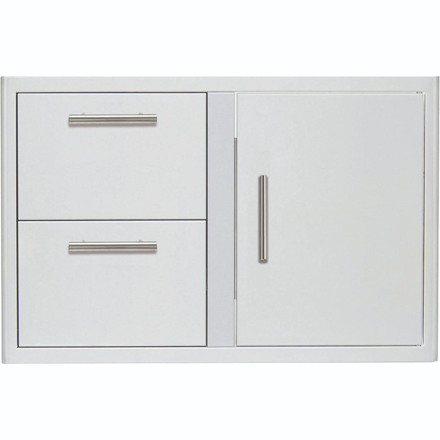 Blaze Grills BLZDDCRLTSC 32-Inch Stainless Steel Access Door & Double Drawer Combo for Outdoor BBQ Grill Replacement - Perfect for Backyard Cooking, Patio Parties & Camping Trips