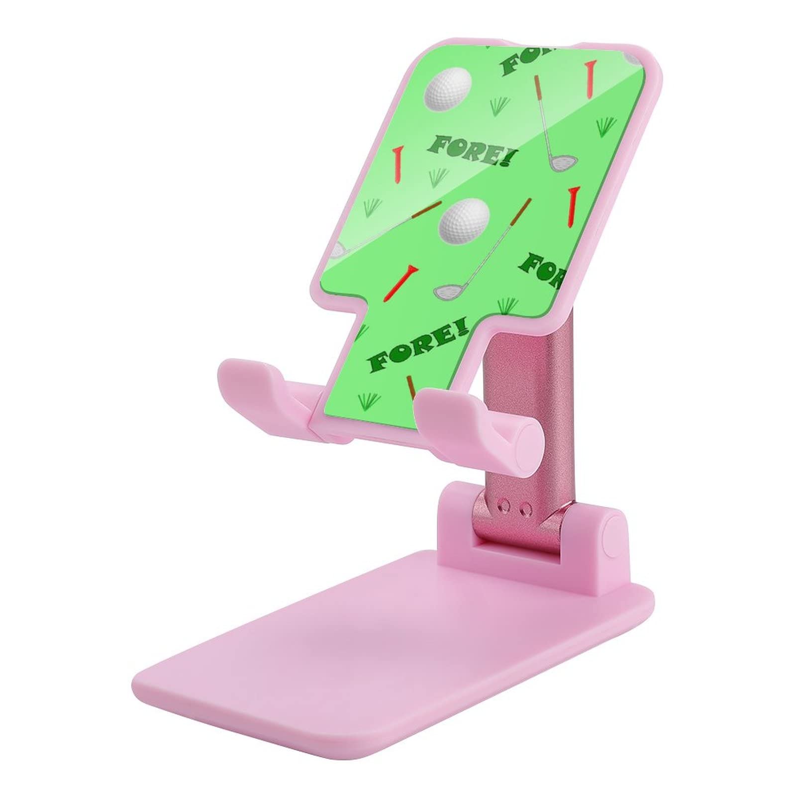 Foldable Golf Ball Phone Stand - Adjustable Cell Phone Holder for iPhone, Switch & Tablets (4-13