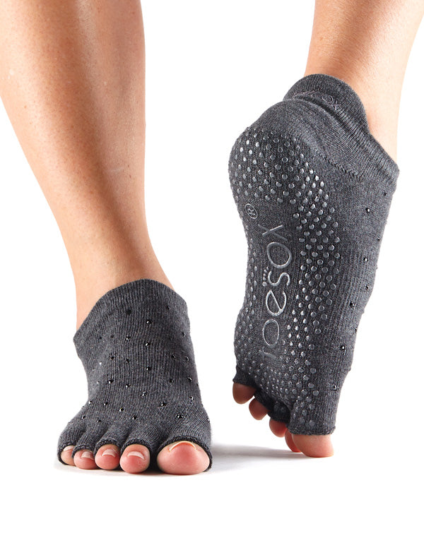 ToeSox Low Rise Grip Socks for Yoga, Pilates & Barre - Non-Slip Workout Socks with Arch Support for Women