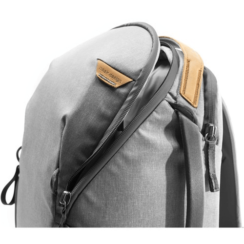 Peak Design Everyday Backpack 15L - Waterproof & Durable Laptop Backpack for Travel, Work & Photography | Compact & Stylish Ash Gray Design for Commuters & Digital Nomads