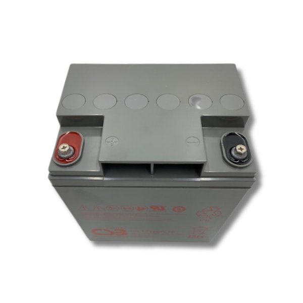 12V 30Ah Rechargeable Battery - CSB HR12120W FR Fire Resistant with UL 94 V0 Flame Retardant Case - Perfect for UPS Backup, Solar Power Systems & Emergency Lighting