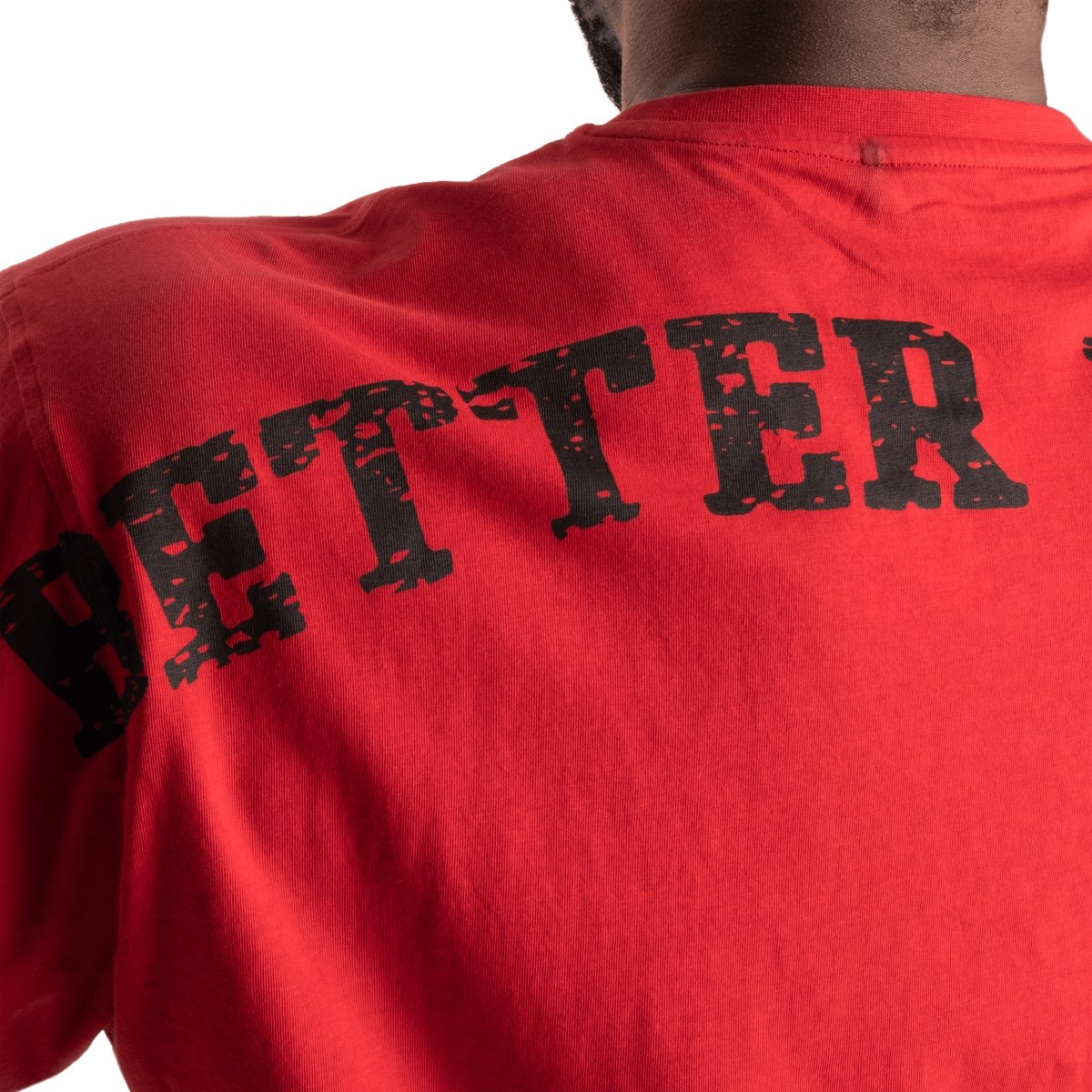 Better Bodies Union Original T-Shirt - Premium Cotton Tee in Chili Red for Men & Women | Casual Wear, Gym, Street Fashion